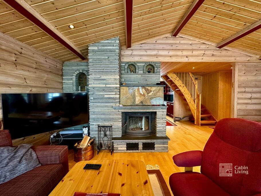 Large Cabin Sjusjoen Best View, Sauna, Ski Inout Exterior foto